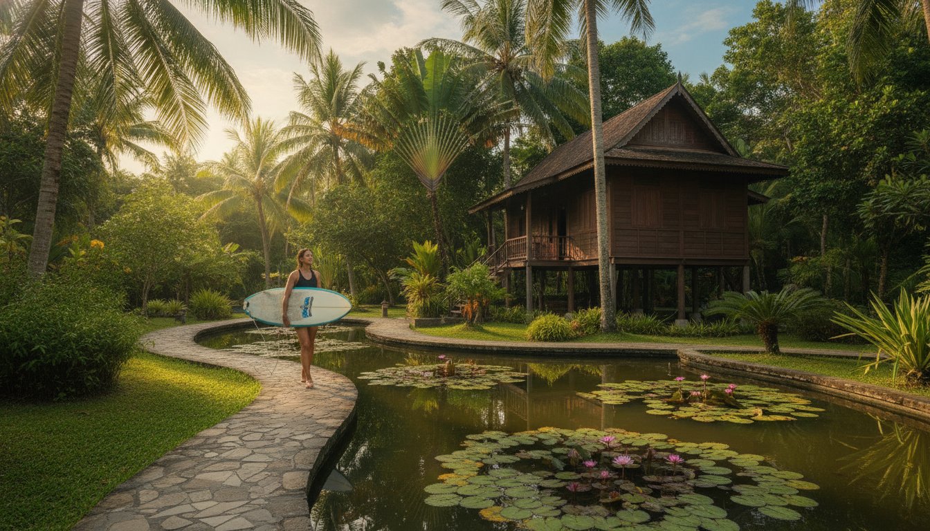 Cherating Nature Lodge for Surfers: A Sanctuary of Stillness and Swell