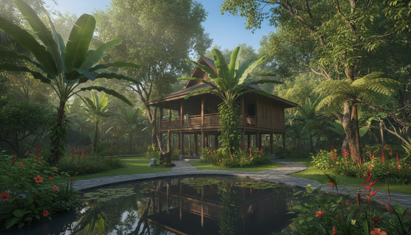Cherating Villa in Tropical Garden: A Poetic Sanctuary for Restorative Travel