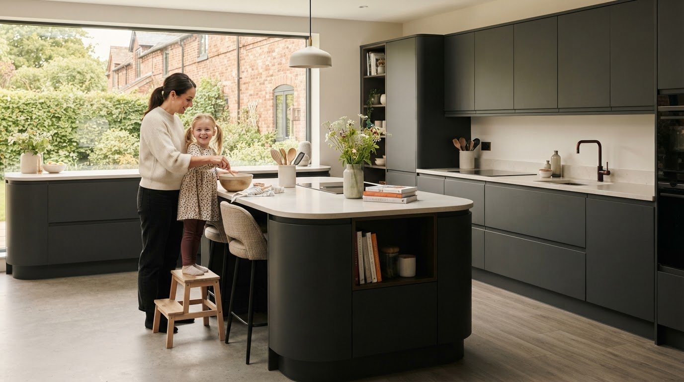 Child-safe kitchen design ideas for easier cleaning