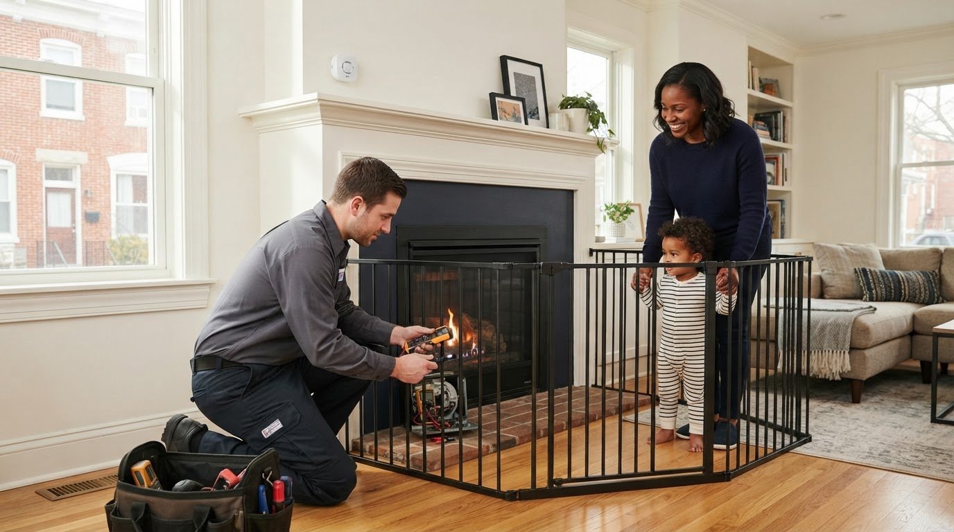 Child Safety Gas Fireplace Service Philadelphia: Protecting Kids