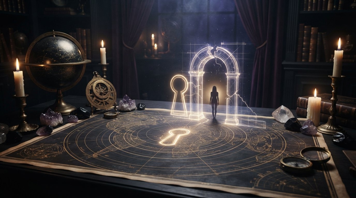 Chiron Line Astrocartography: Mapping the Architecture of the Wounded Healer