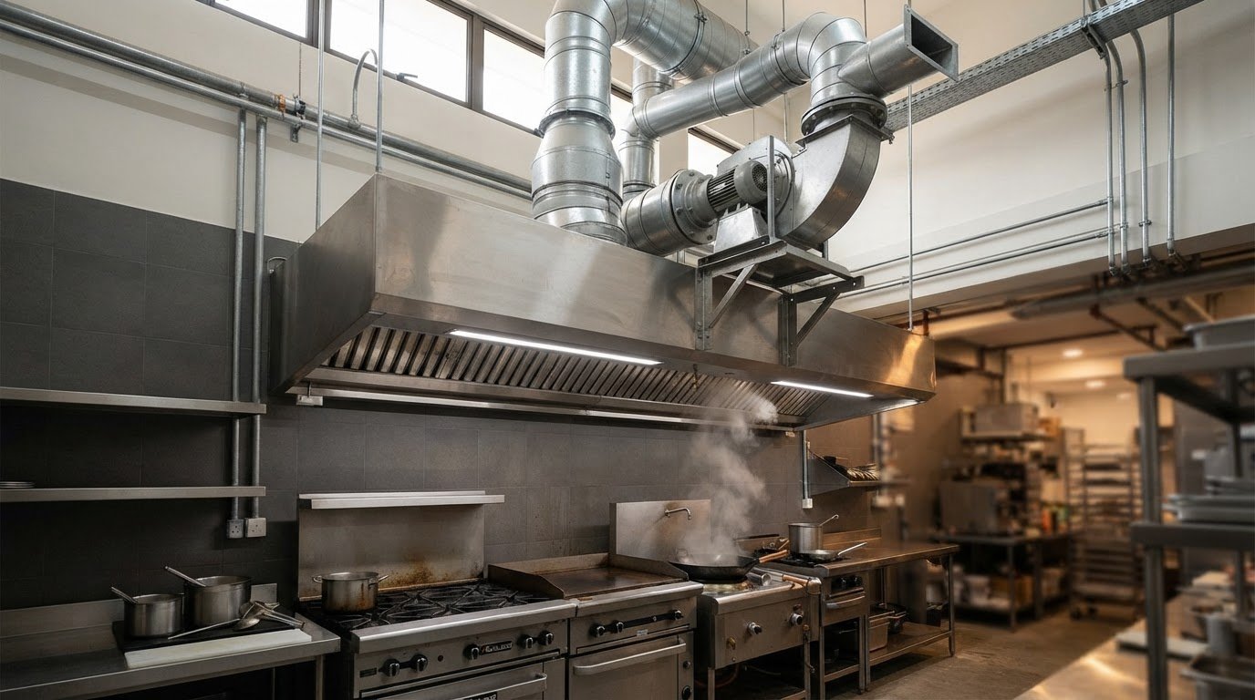 Choose a kitchen fan setup by noise, motor and airflow