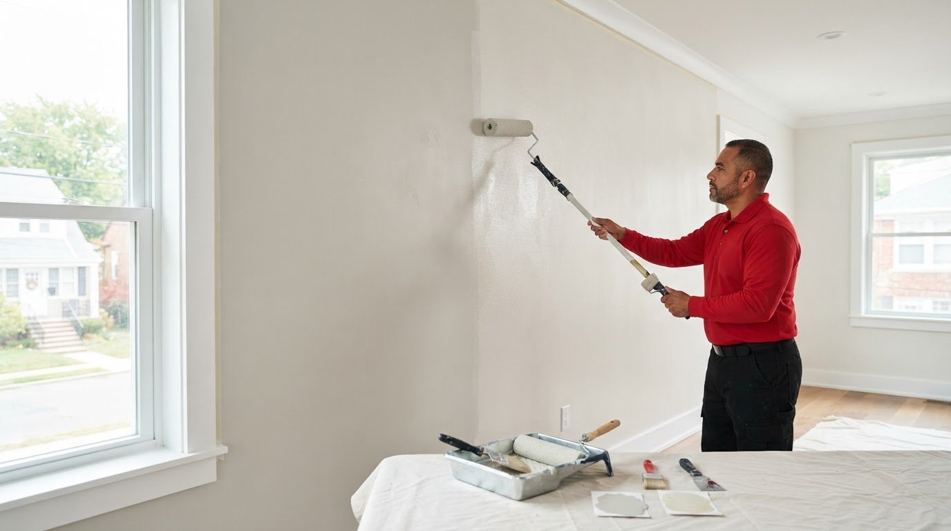 Choose a Paint Finish That Hides Wall Imperfections and Cleans Easily