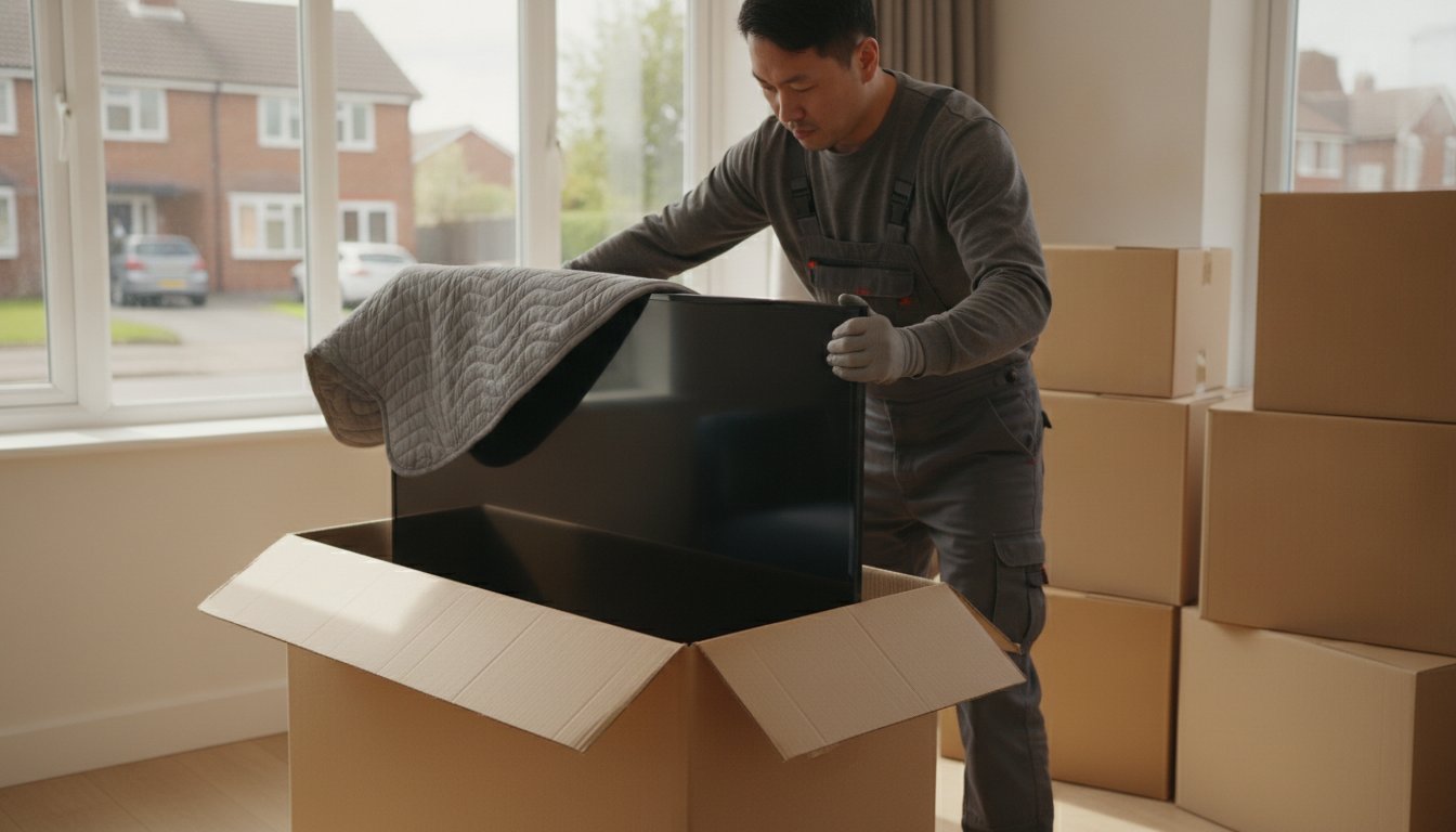 Choosing a 65-inch TV Box for Moving: 2026 British Guide
