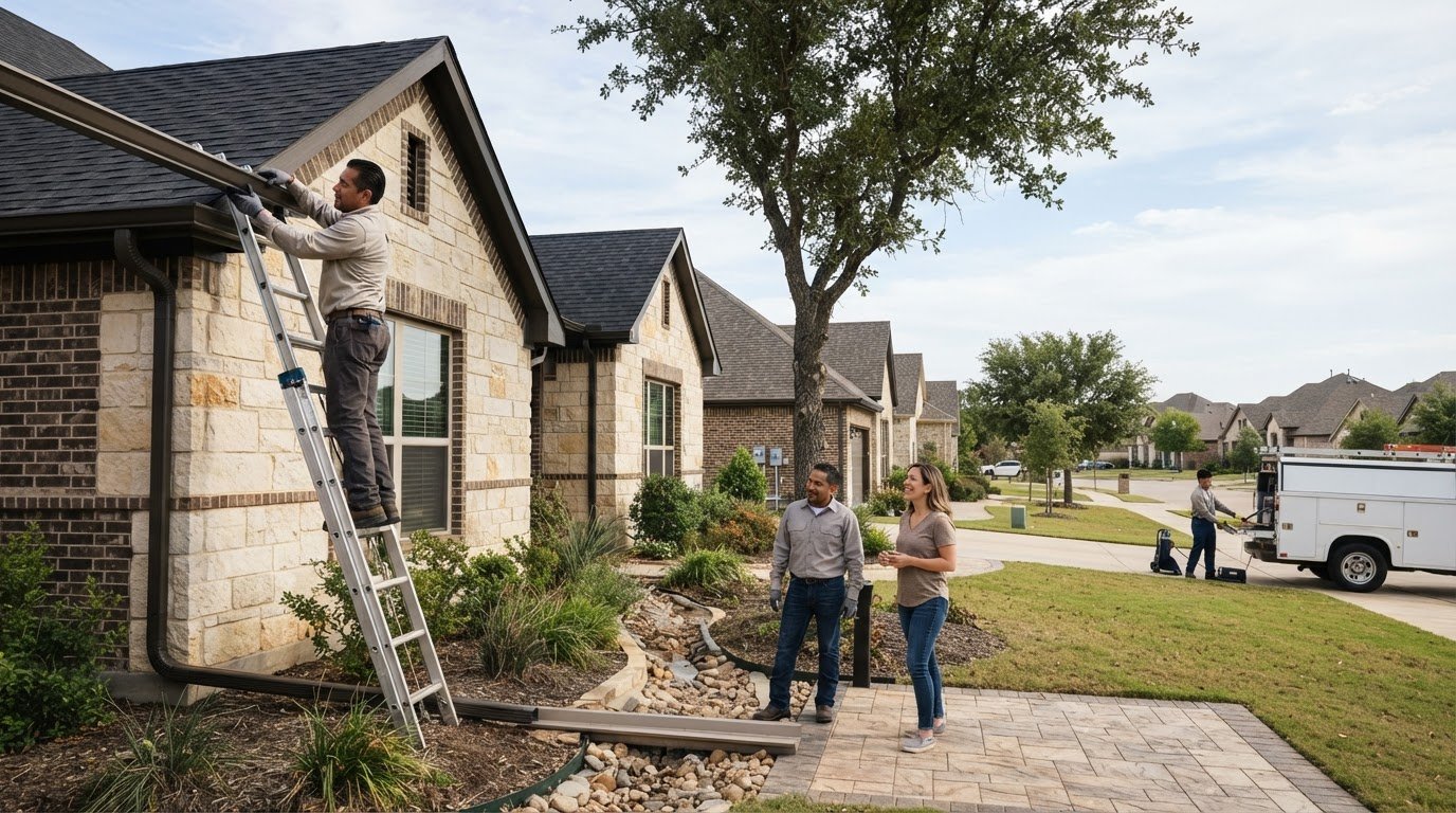 Choosing a Seamless Gutter Installer in Aledo, TX