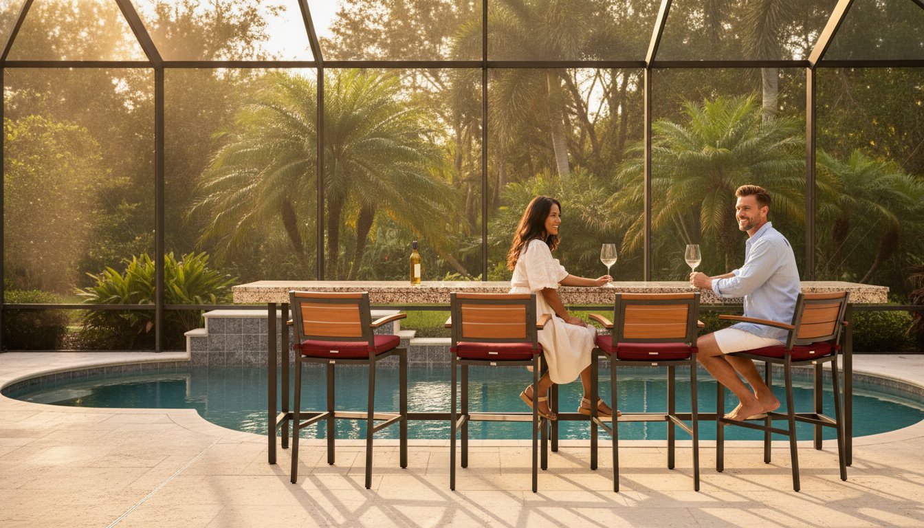 Choosing the Perfect Outdoor Bar Stools for Your Southwest Florida Home