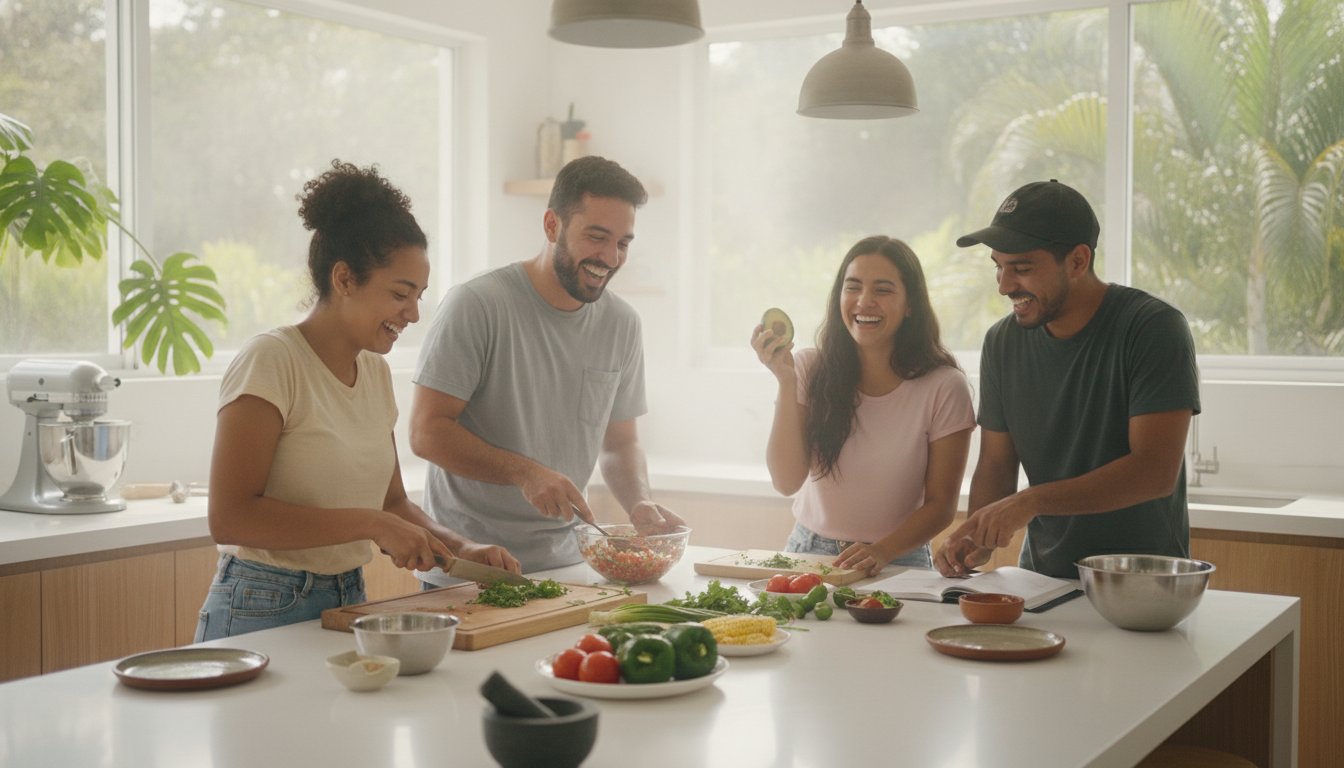 Clases de cocina para socializar: Rompe la rutina y conecta en la cocina