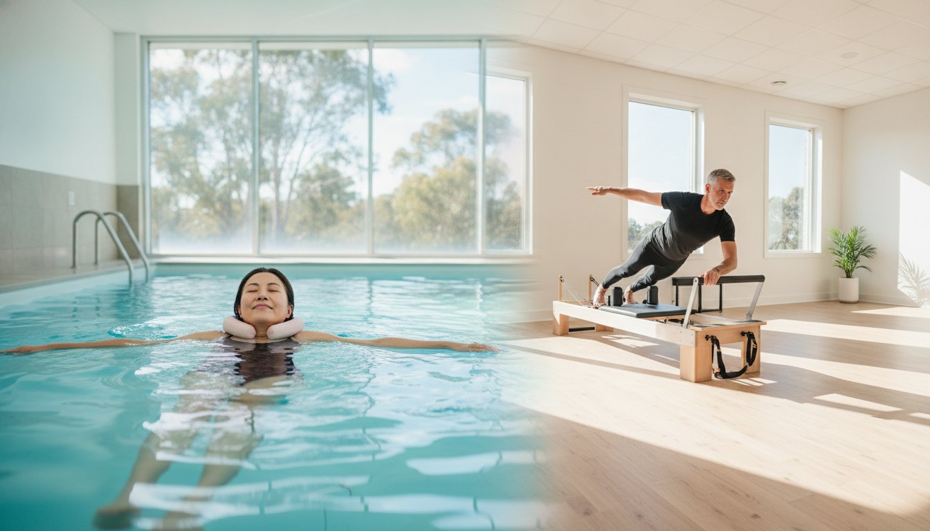 Clinical Pilates vs Hydrotherapy for Back Pain