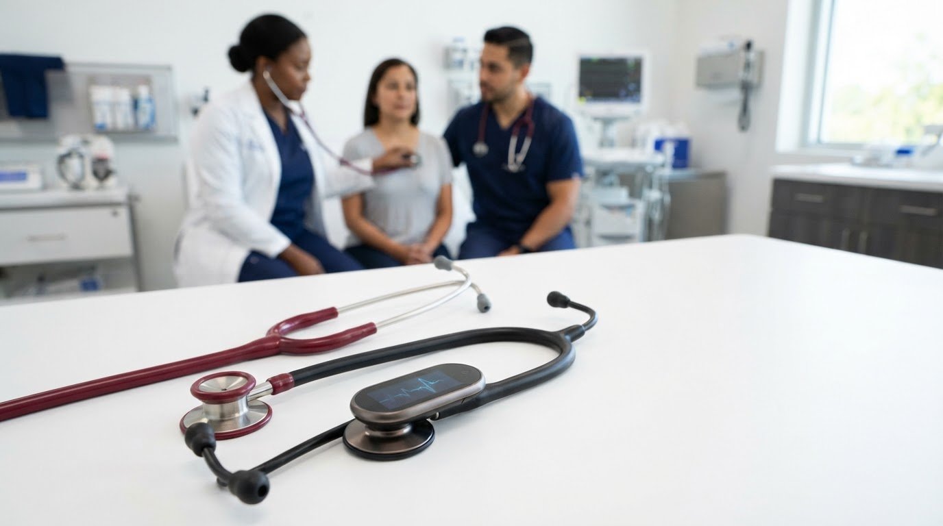 Clinical Stethoscopes: Acoustic and Electronic Auscultation