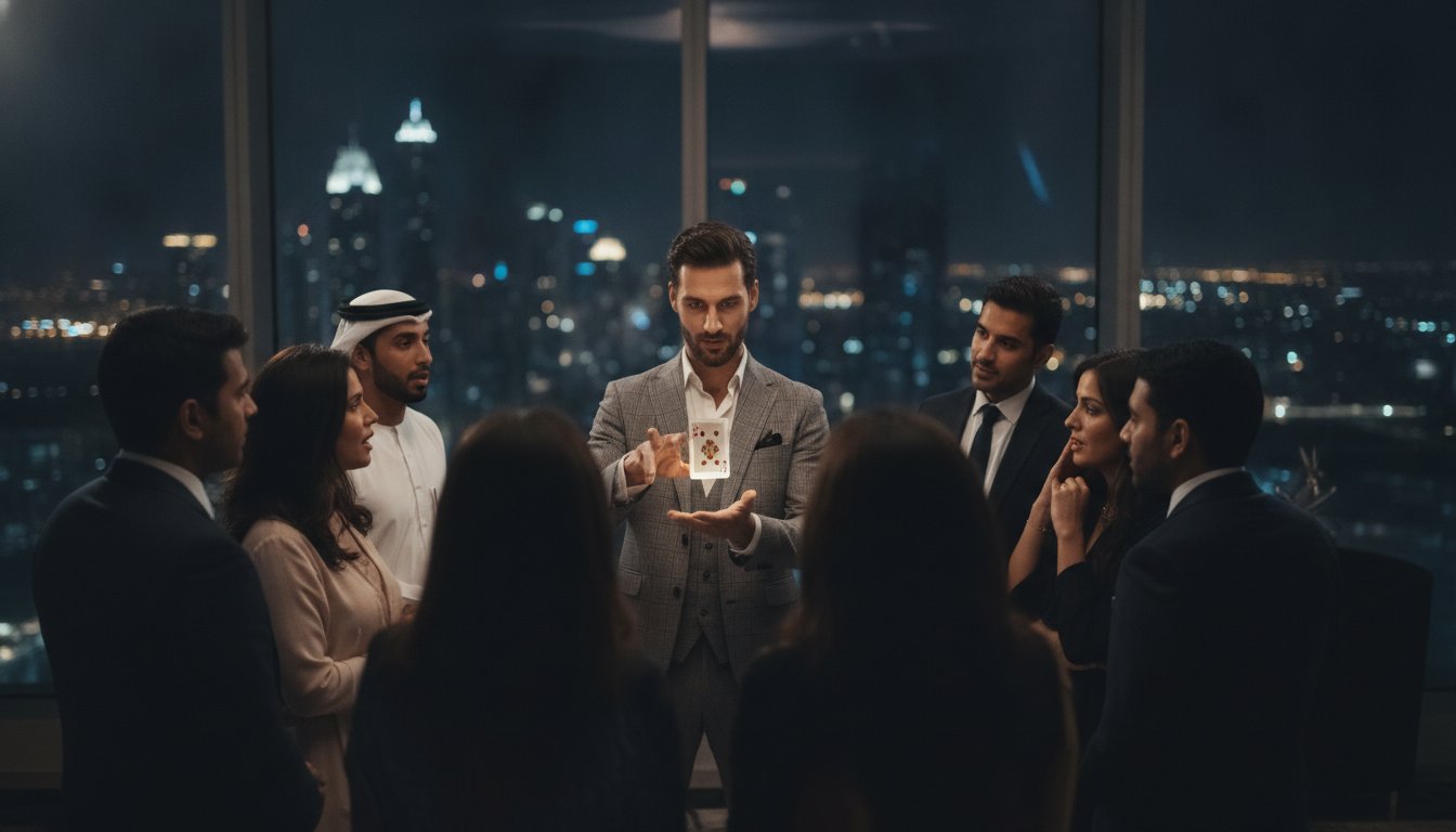 Close-Up Magician Dubai: Elevating Luxury Events with Sophisticated Magic in 2026