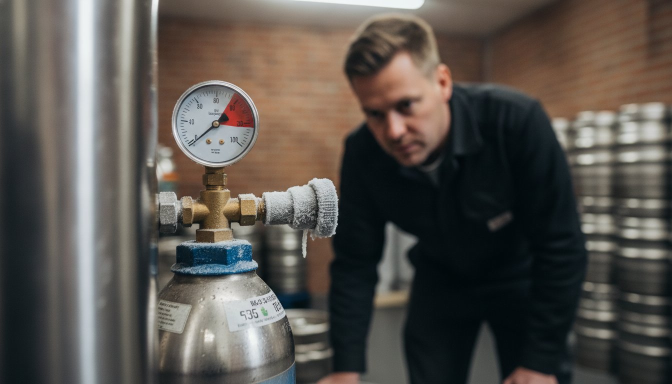 CO2 Druckminderer an der Schankanlage defekt? Ursachen, Risiken und schnelle Hilfe