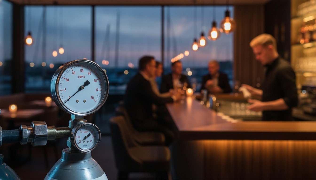 CO2-Flasche leer? Der Notfall-Leitfaden für Gastronomen in Schleswig-Holstein