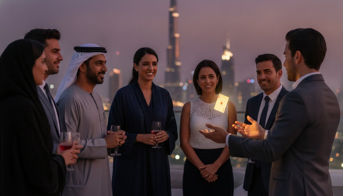 Cocktail Hour Entertainment in Dubai: A Guide to Sophisticated Event Icebreakers