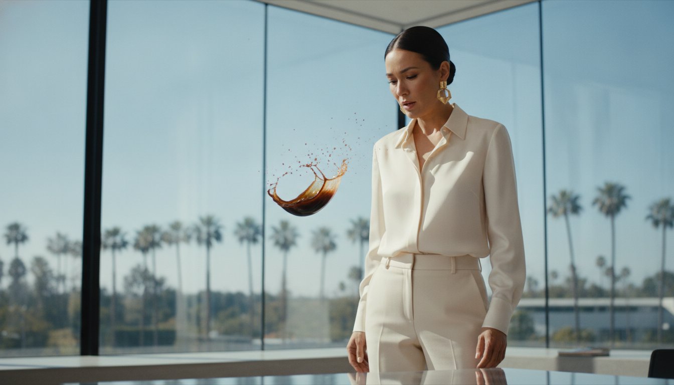 Coffee Stain Removal & Professional Dry Cleaning in Beverly Hills