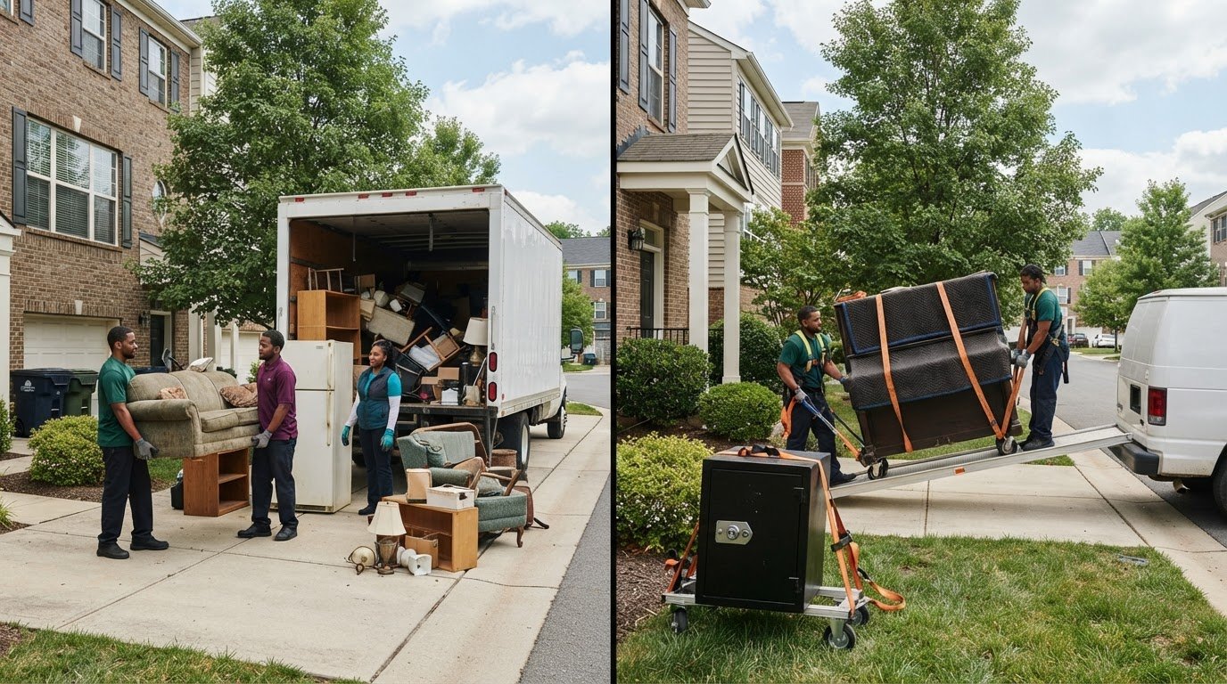 College Hunks vs Local Junk Removal Prices in Ashburn