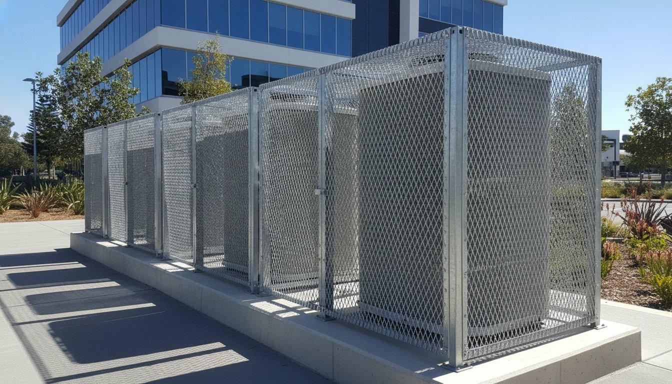 Commercial AC Cage Installation in Perth: Securing Multi-Unit Condenser Banks