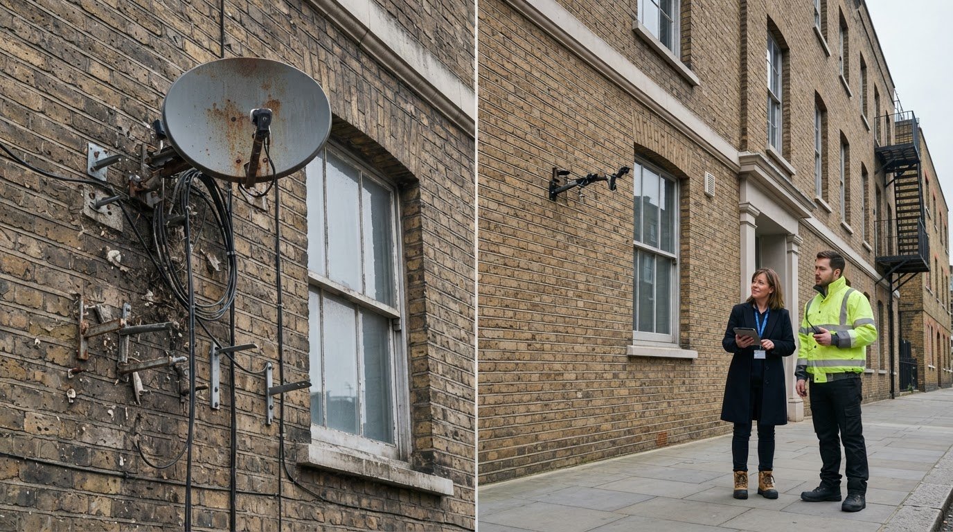 Commercial Aerial Removal UK: A Facilities Manager’s Checklist for 2026
