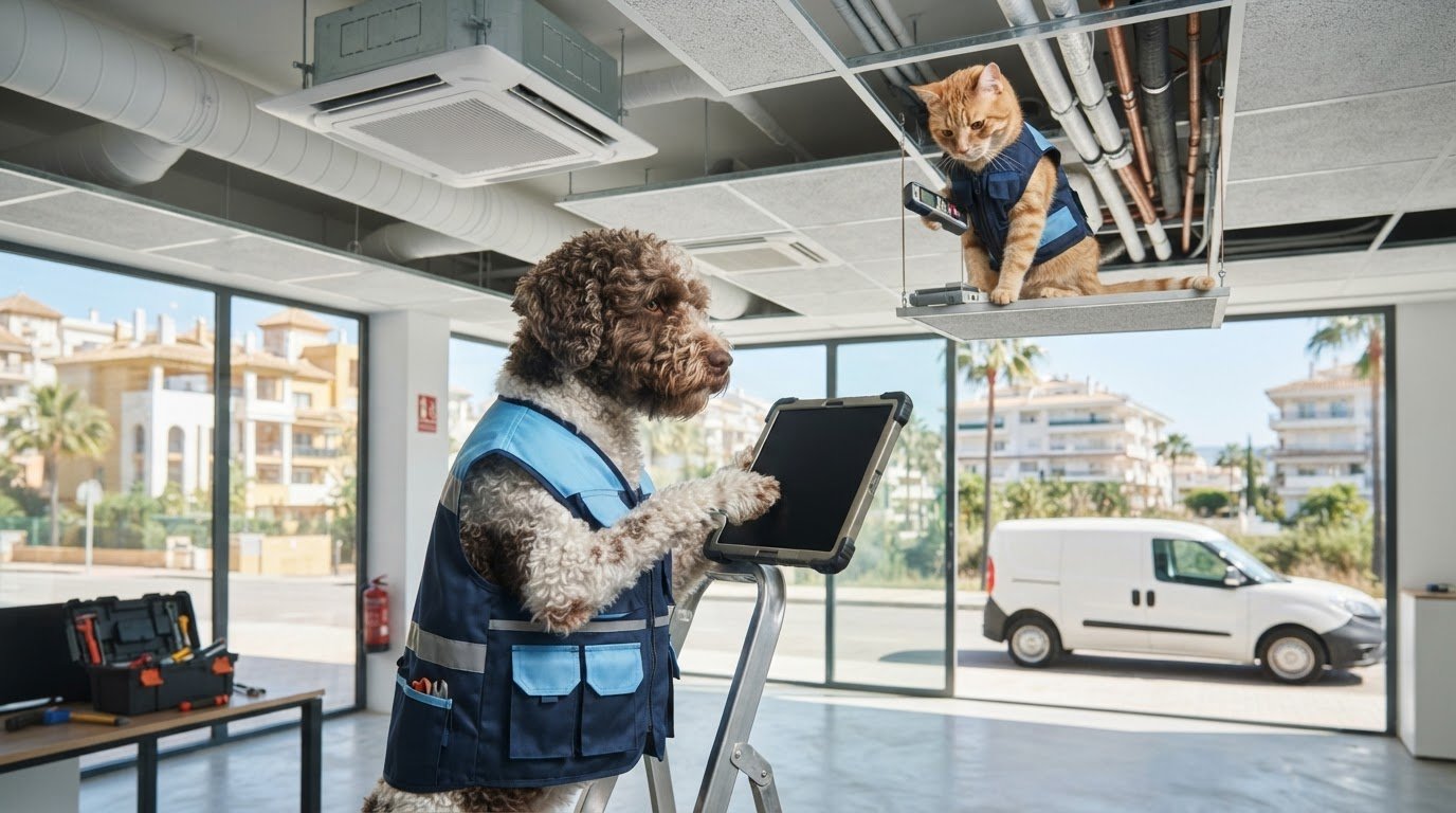 Commercial air conditioning installation costs on the Costa del Sol