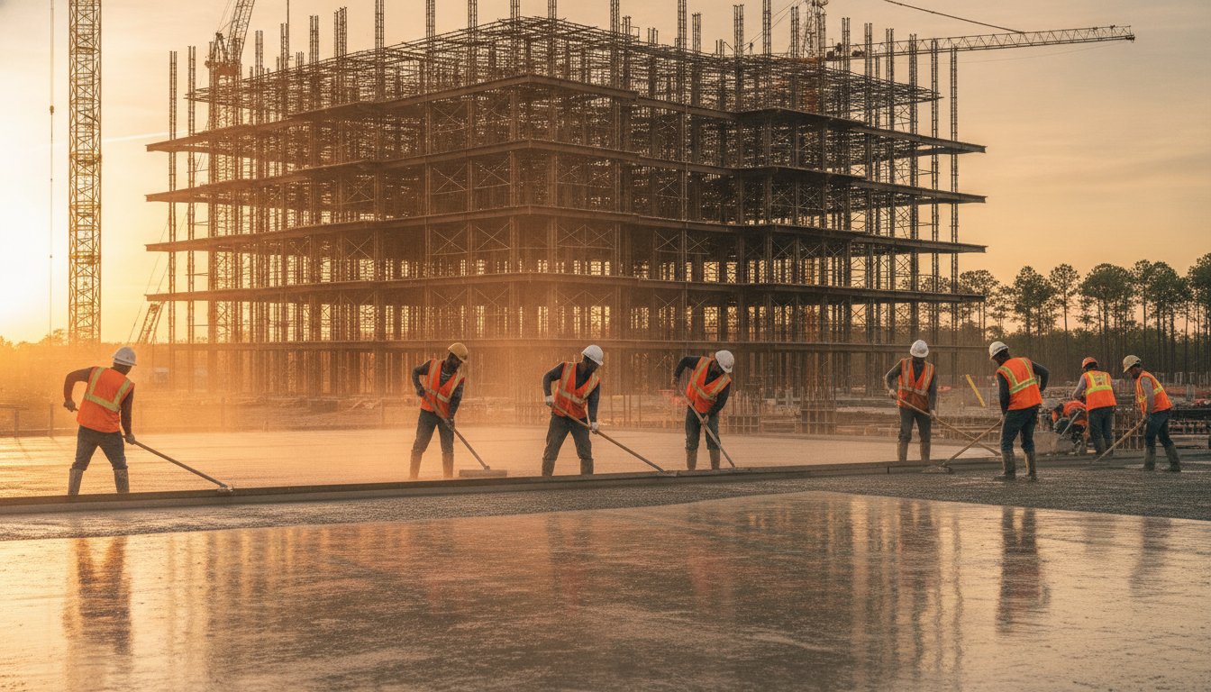 Commercial Concrete Contractor in Conroe TX: Structural and Paving Solutions