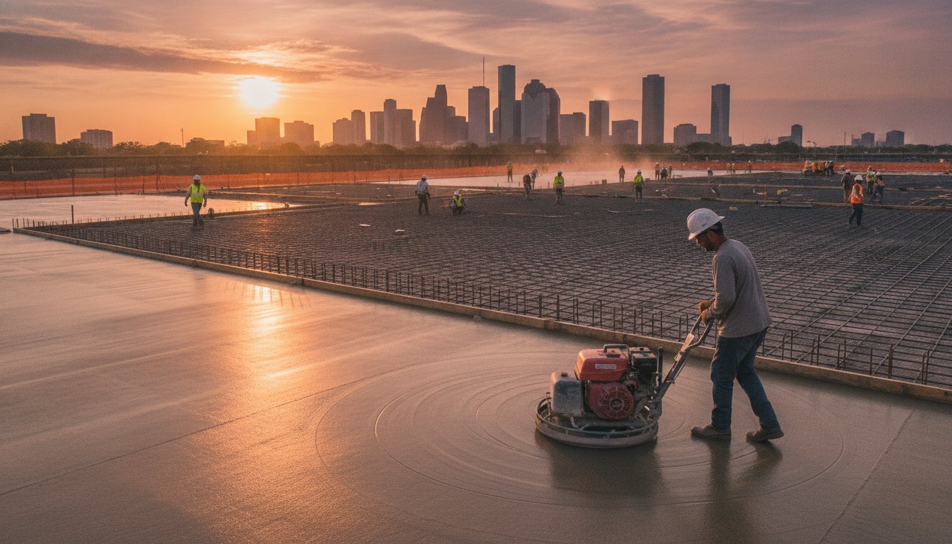 Commercial Concrete Flatwork Contractor in Houston: The 2026 Guide to Durable Paving