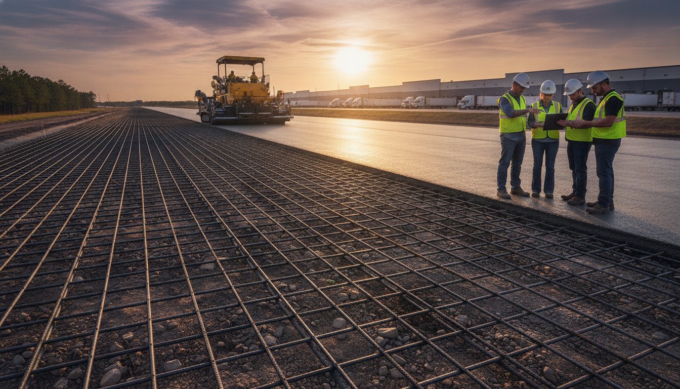 Commercial Concrete Paving in Conroe: Engineering Heavy-Duty Roads for 2026