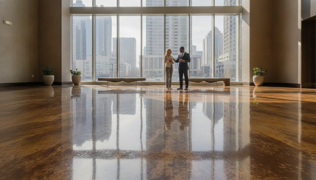 Commercial Concrete Staining Atlanta: The 2026 Professional Standards for High-Performance Aesthetics