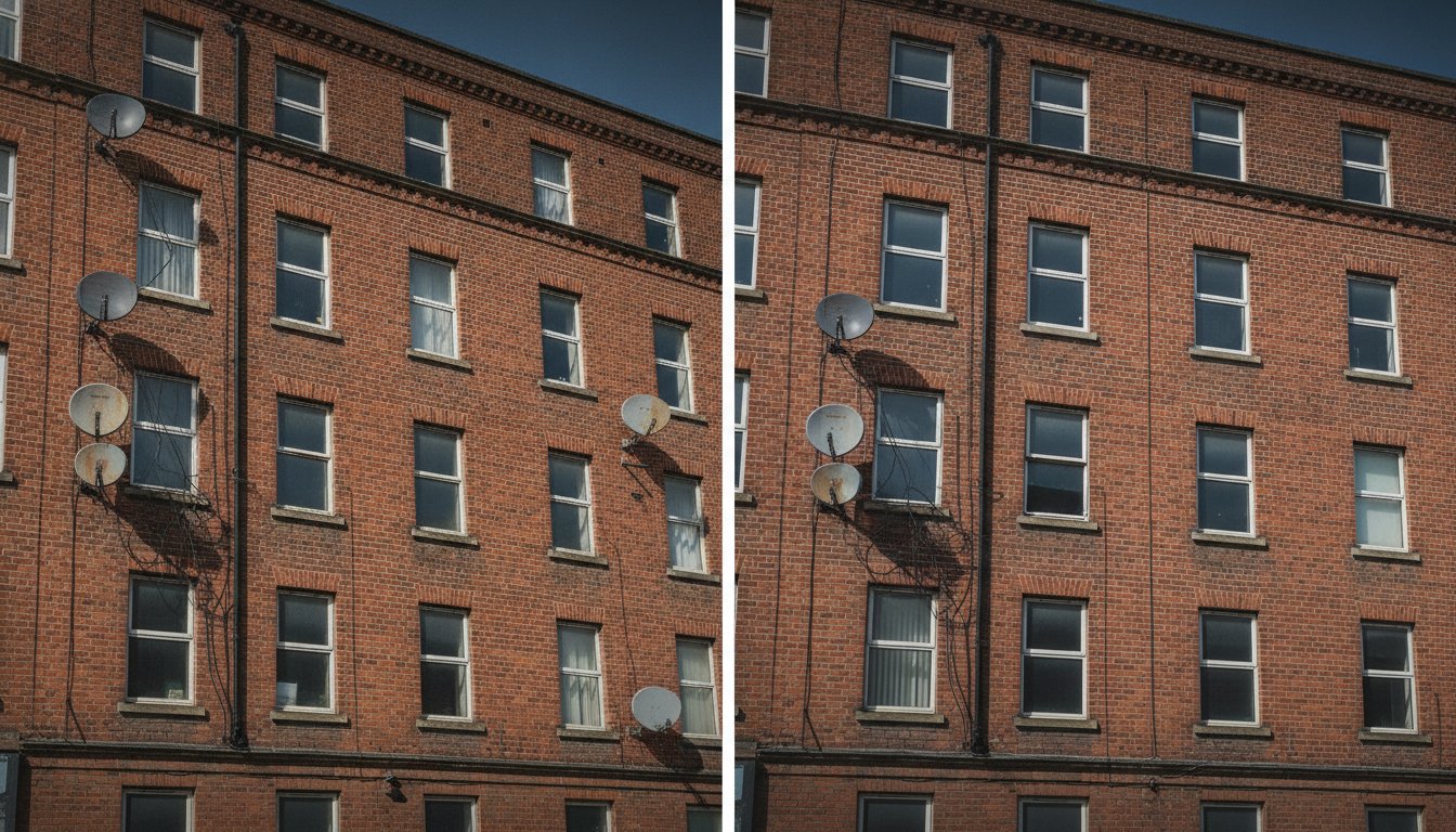 Commercial Dish Removal Leeds: Professional UK-Wide Property Solutions