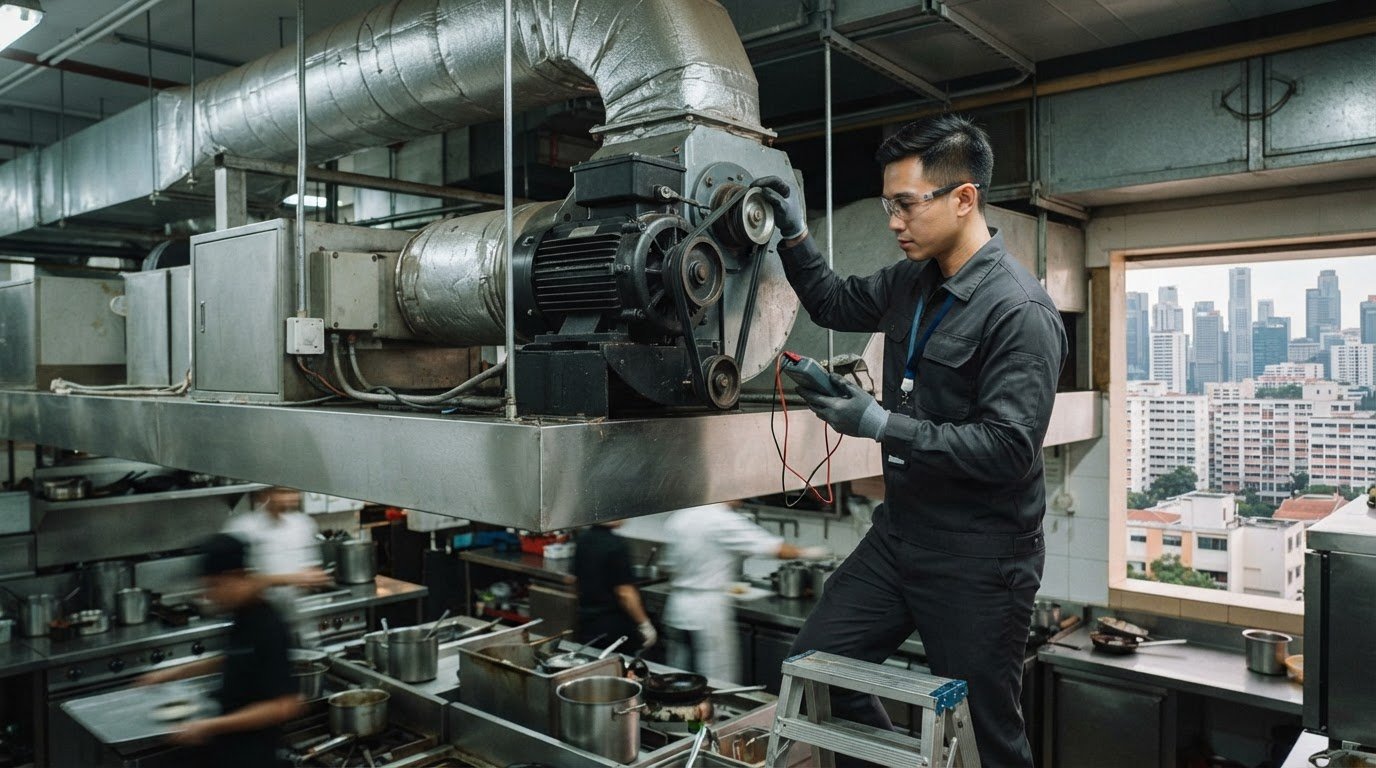 Commercial Exhaust Motor Replacement Guide in Singapore