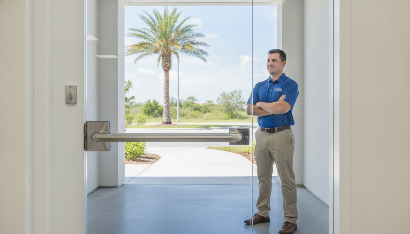Commercial Exit Device Installation in Naples: The 2026 Safety & Security Guide