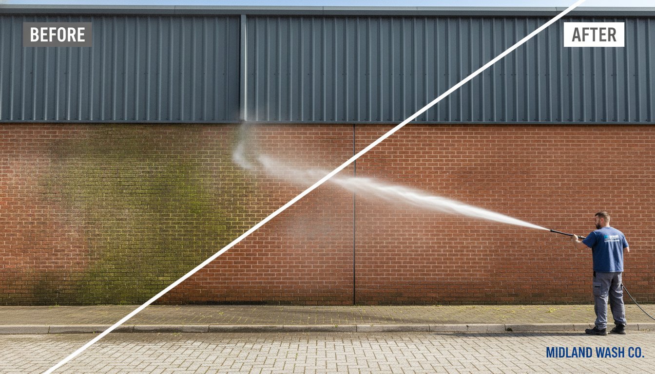 Commercial Exterior Cleaning Wolverhampton: Professional Asset Maintenance