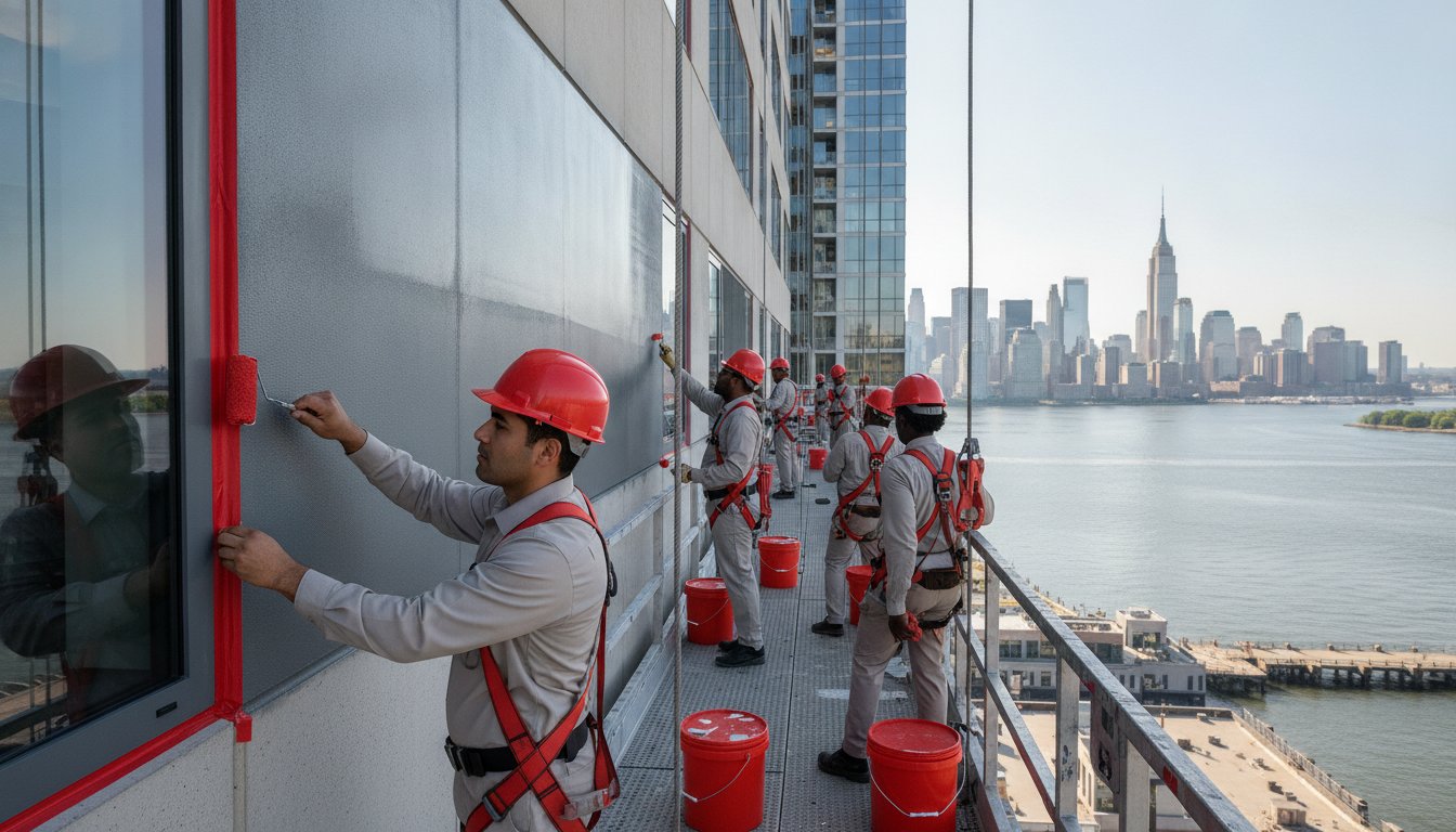Commercial Exterior Painting in Weehawken, NJ: Protecting Your Property in 2026