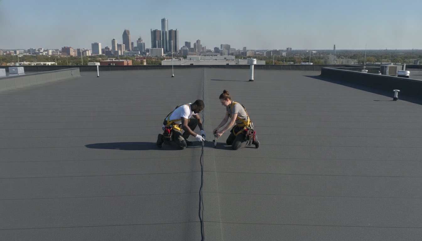 Commercial Flat Roof Maintenance in Michigan: The Ultimate 2026 Property Manager's Guide