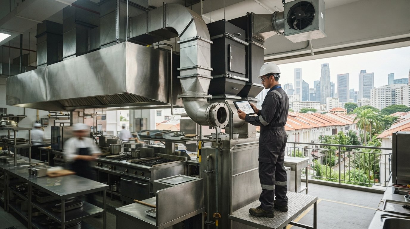 Commercial Kitchen Exhaust Odour Control Singapore: The 2026 How-To Guide