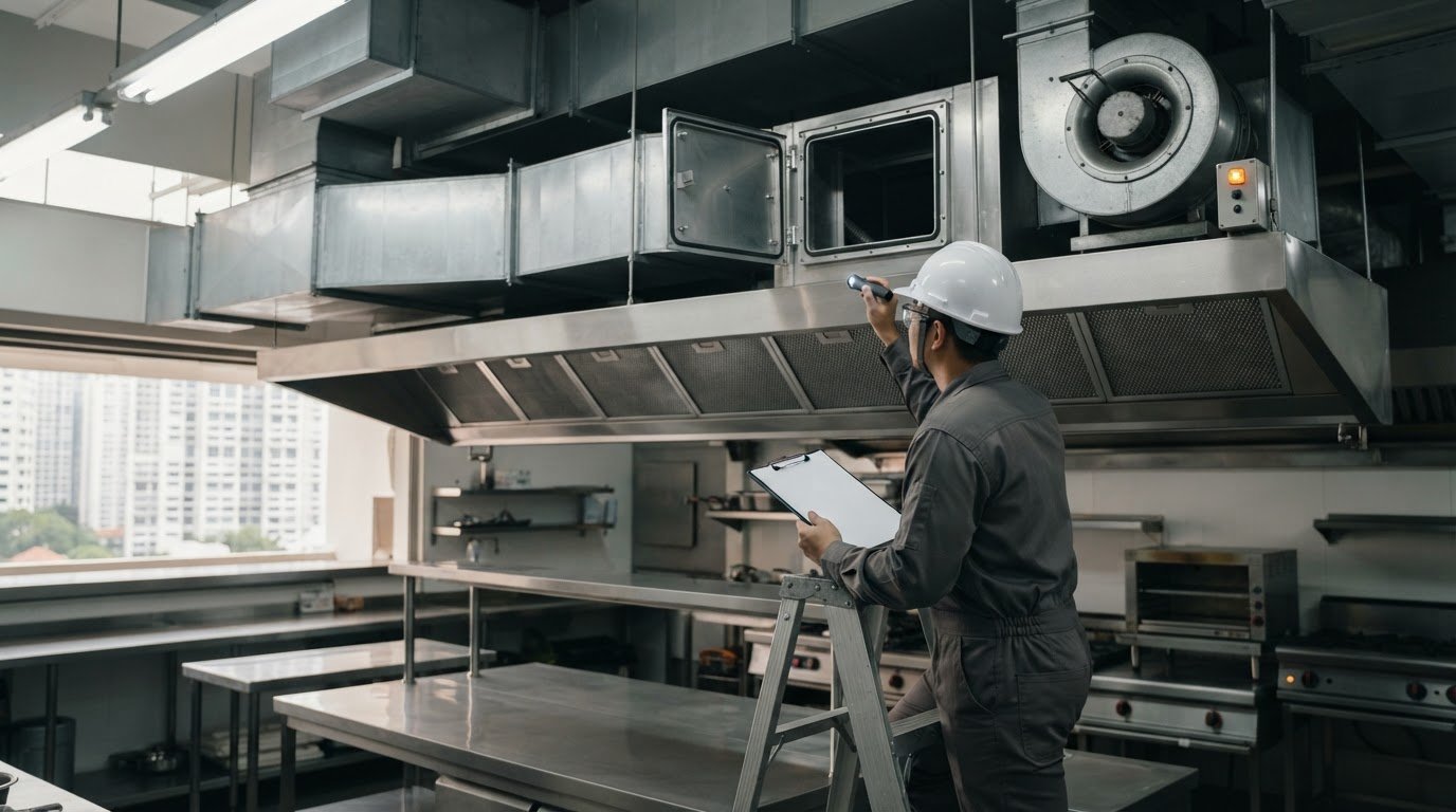 Commercial Kitchen Exhaust Retrofit Singapore: A Maintenance Checklist