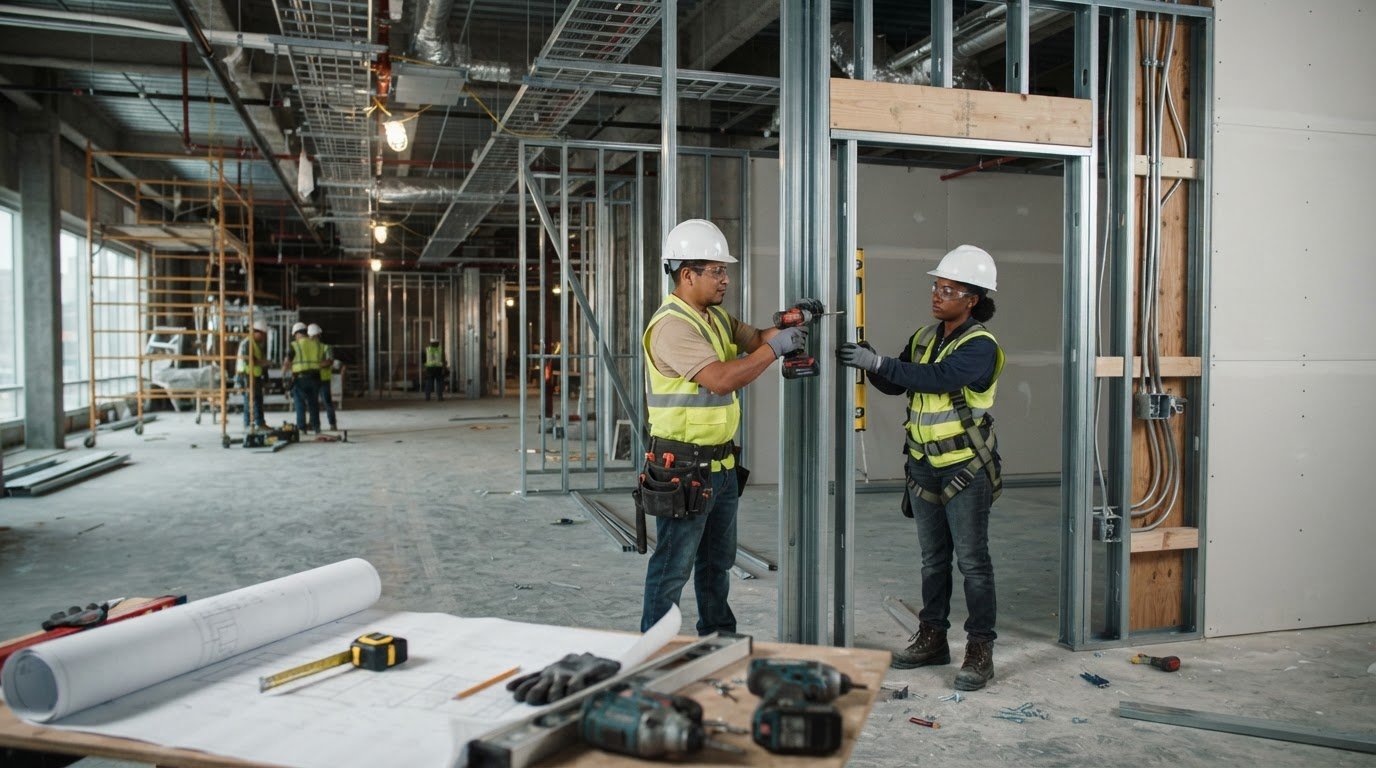 Commercial Metal Stud Framing: Systems, Applications, and Project Execution