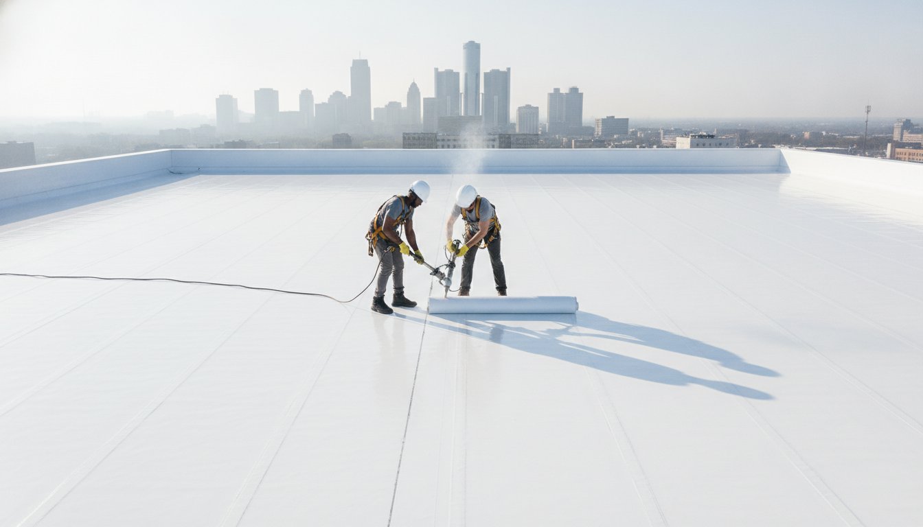 Commercial PVC Roofing Cost in Michigan: 2026 Price Factors and ROI Guide