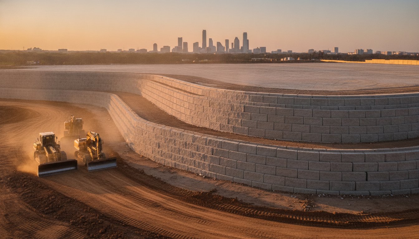 Commercial Retaining Wall Contractor Texas: Integrated Structural Solutions for 2026