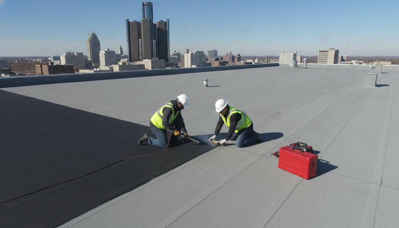Commercial Roof Repair in Detroit: A Guide to Choosing the Right Specialists