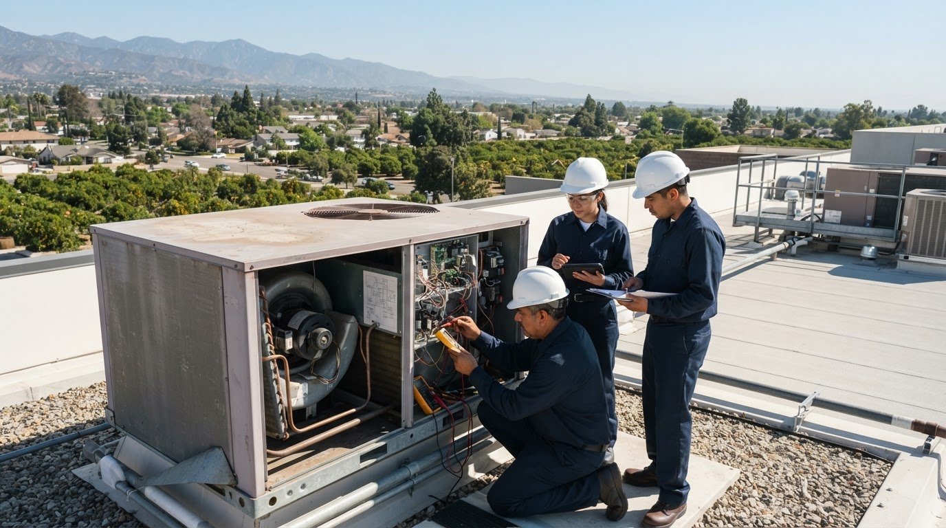 Commercial Rooftop Unit Repair: Reliable Service in the Inland Empire
