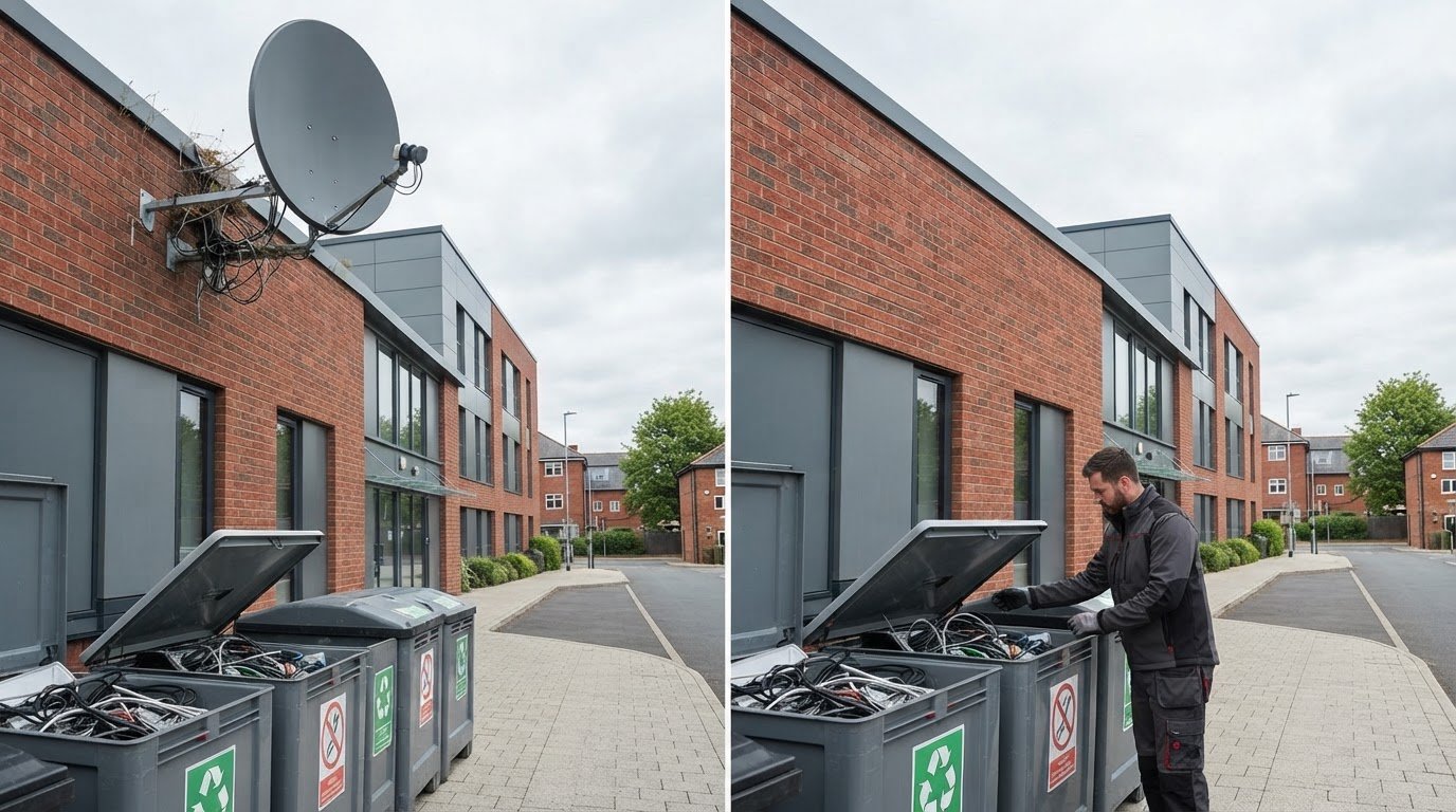 Commercial Satellite Dish Recycling: How to Prove WEEE-Compliant Disposal