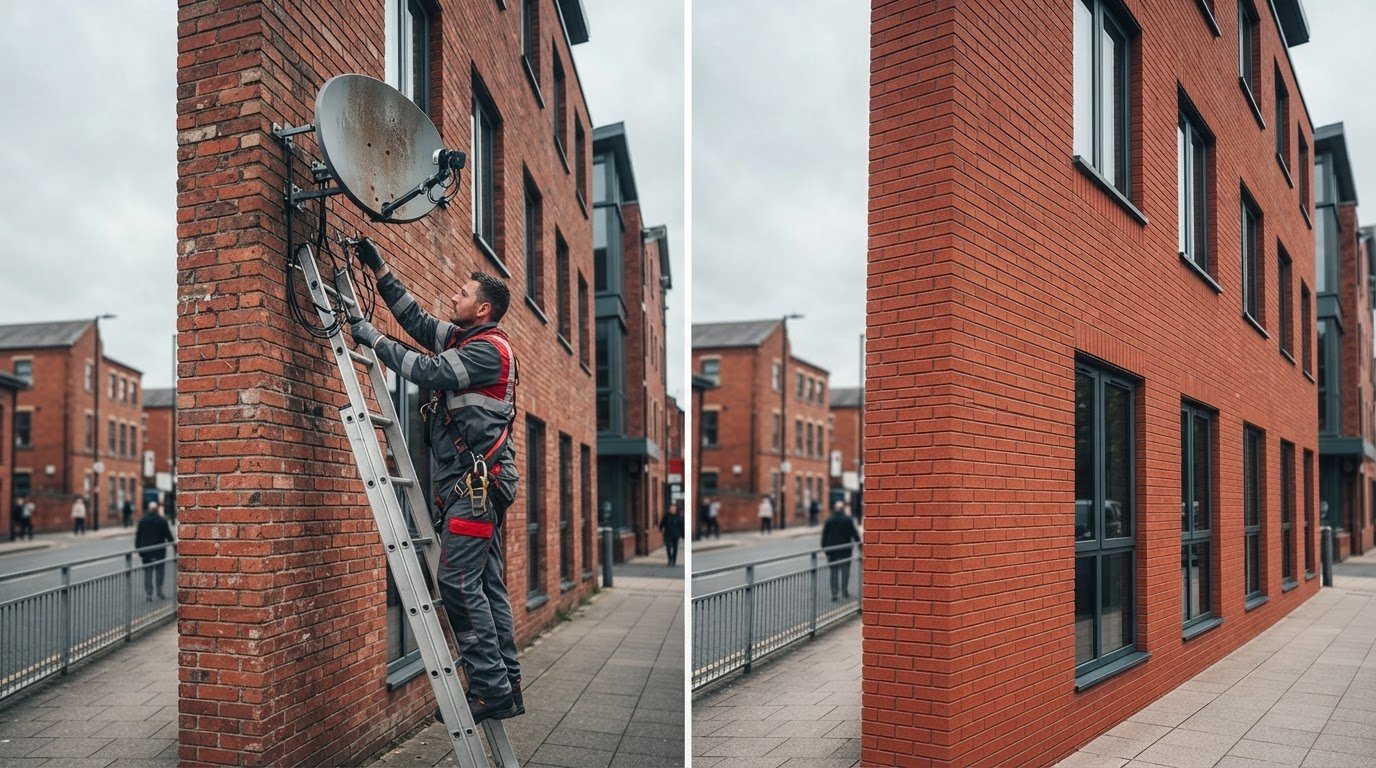 Commercial Satellite Dish Removal: A UK Business Property Guide