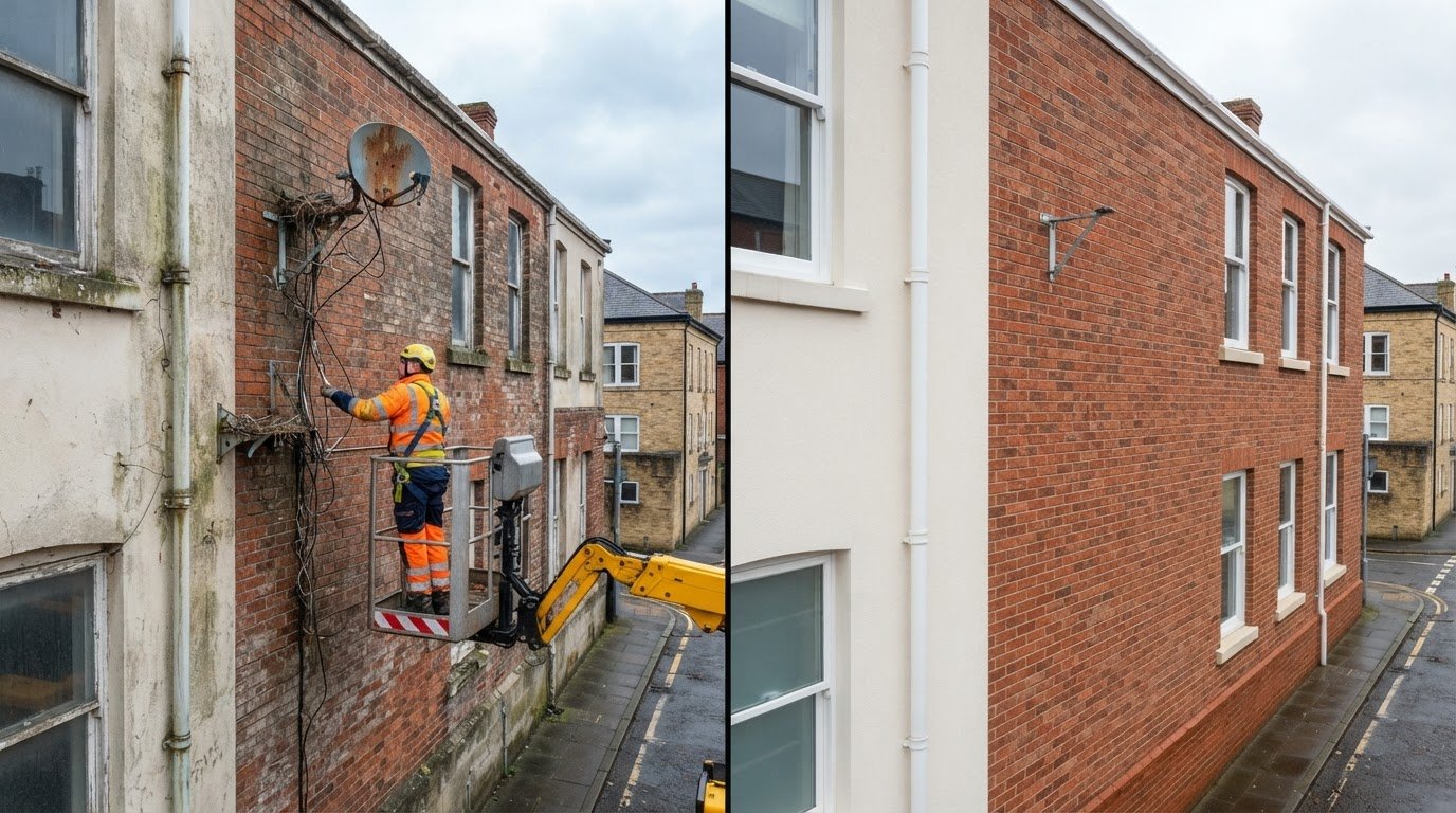 Commercial Satellite Dish Removal Regulations in the UK: 2026 Guide
