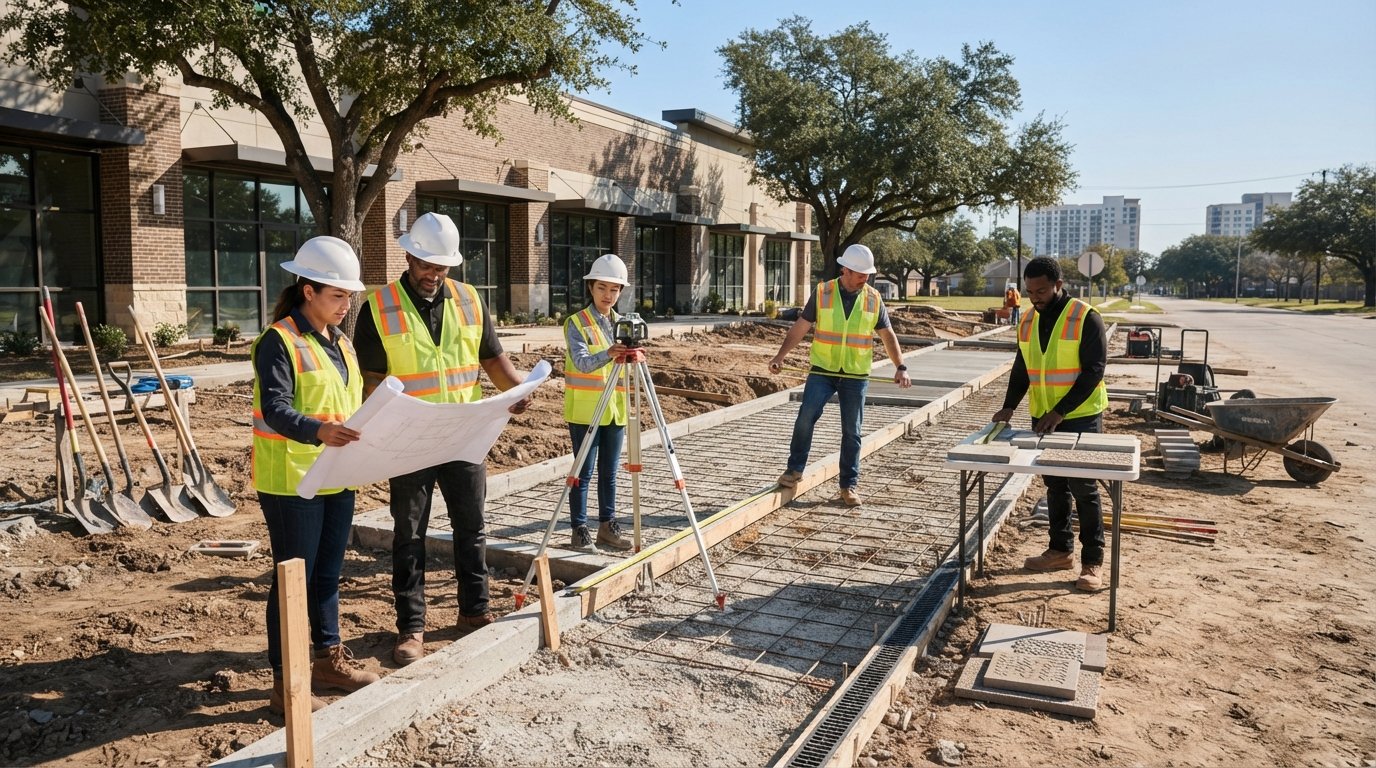 Commercial Sidewalk Contractors in Houston: Compare Estimates