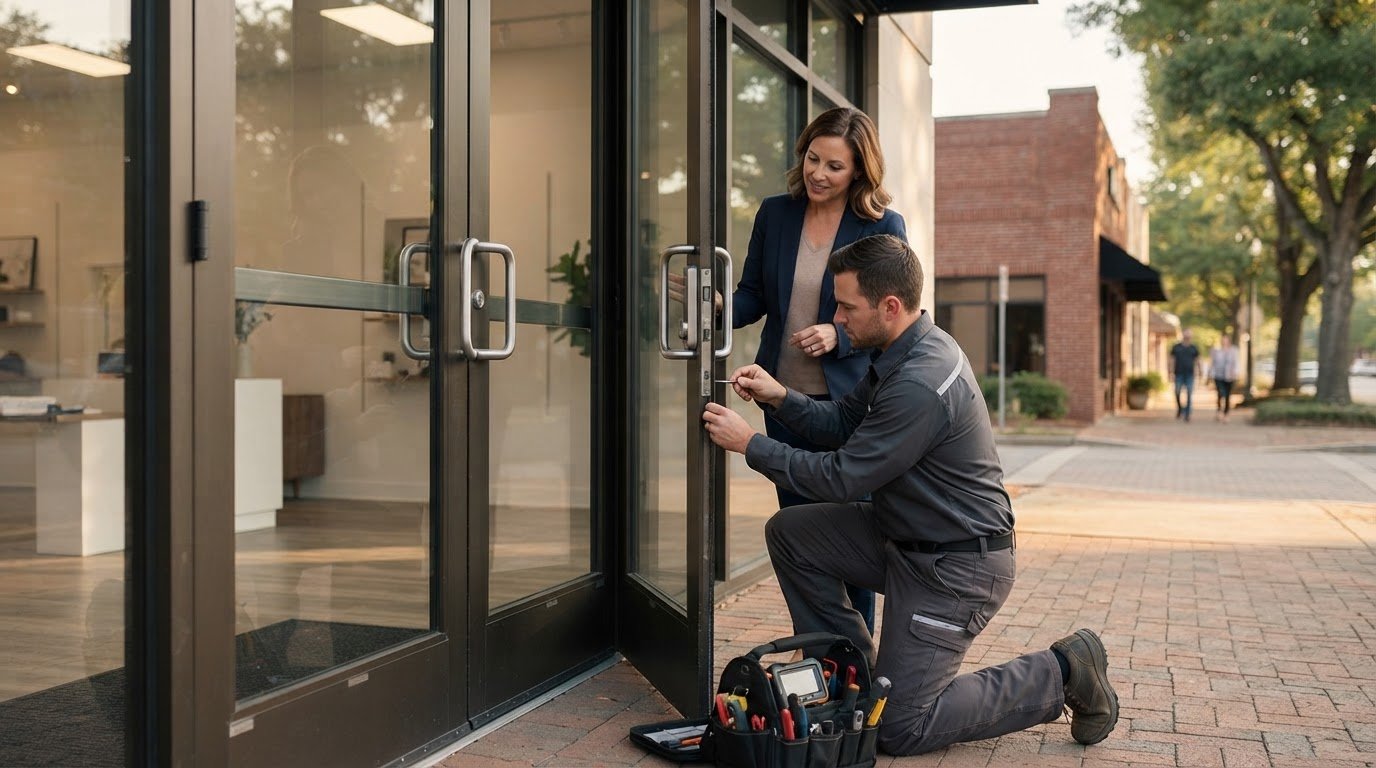 Commercial Storefront Lock Installation in Little Rock: What Businesses Need to Know