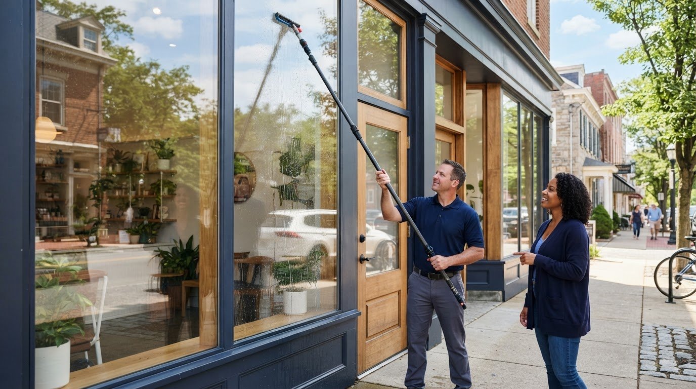 Commercial Window Washing in Langhorne with Free Estimates