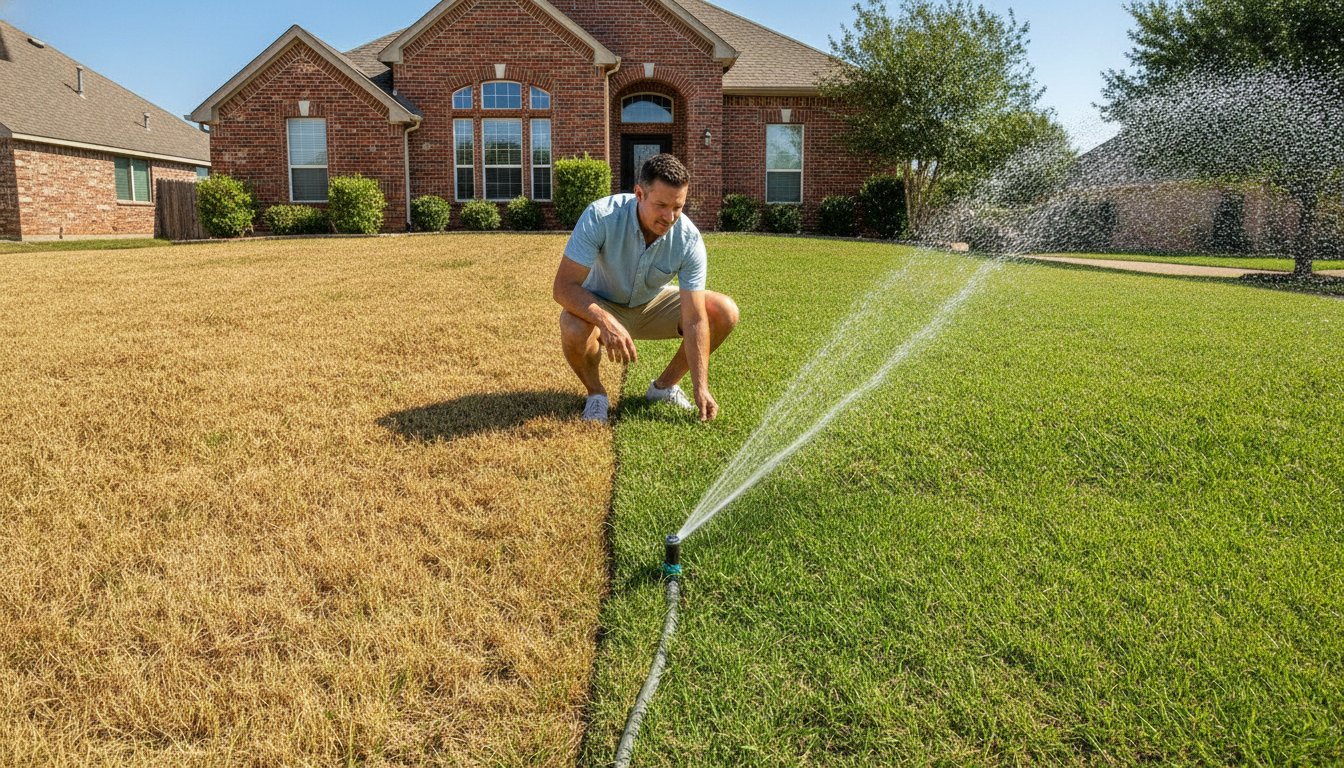 Common Lawn Problems Caused by Poor Irrigation: A North Texas Guide