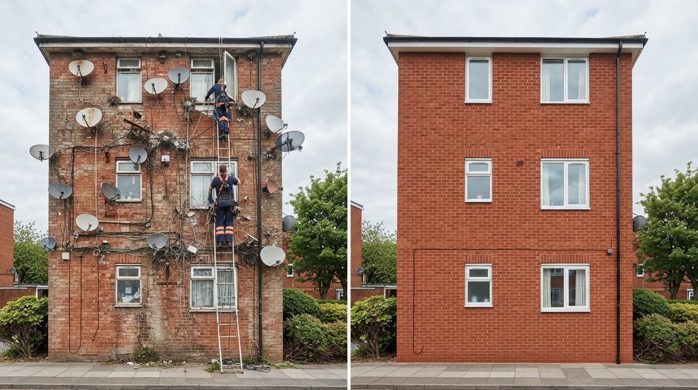 Communal Dish Removal: UK Residents Association Guide