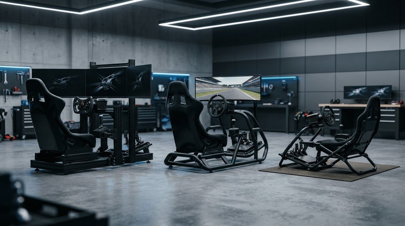 Compare cockpit designs for a future-proof sim racing rig