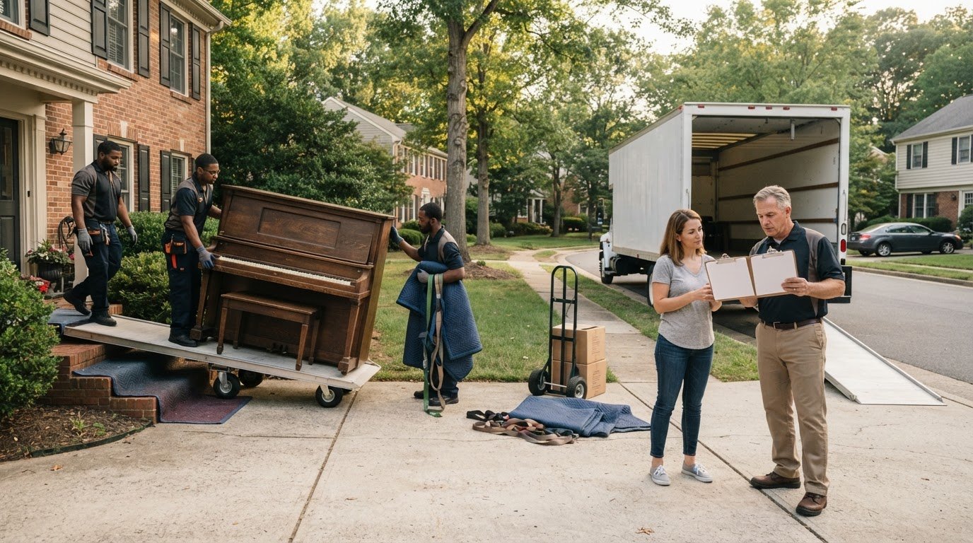 Compare College Hunks and local movers for a Fairfax move