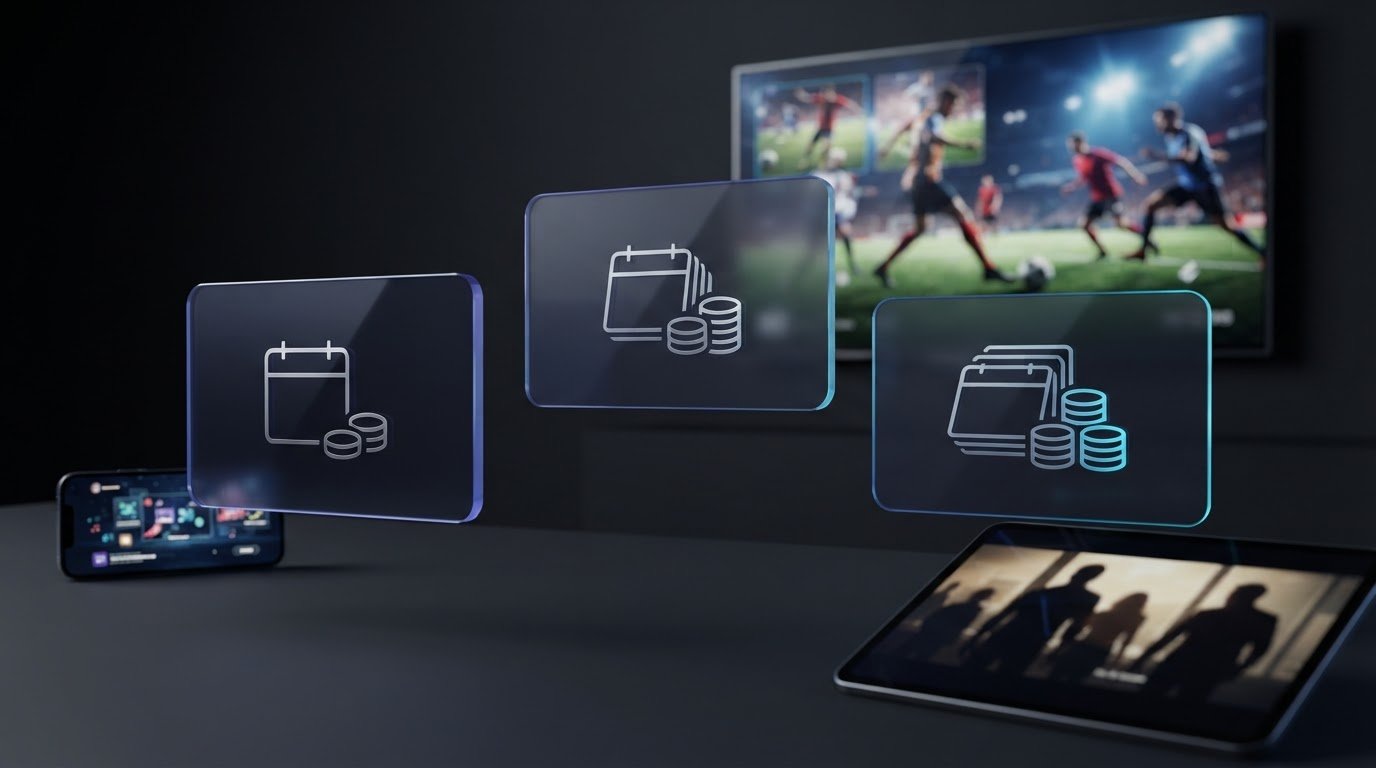 Compare IPTV subscription plans by price and commitment